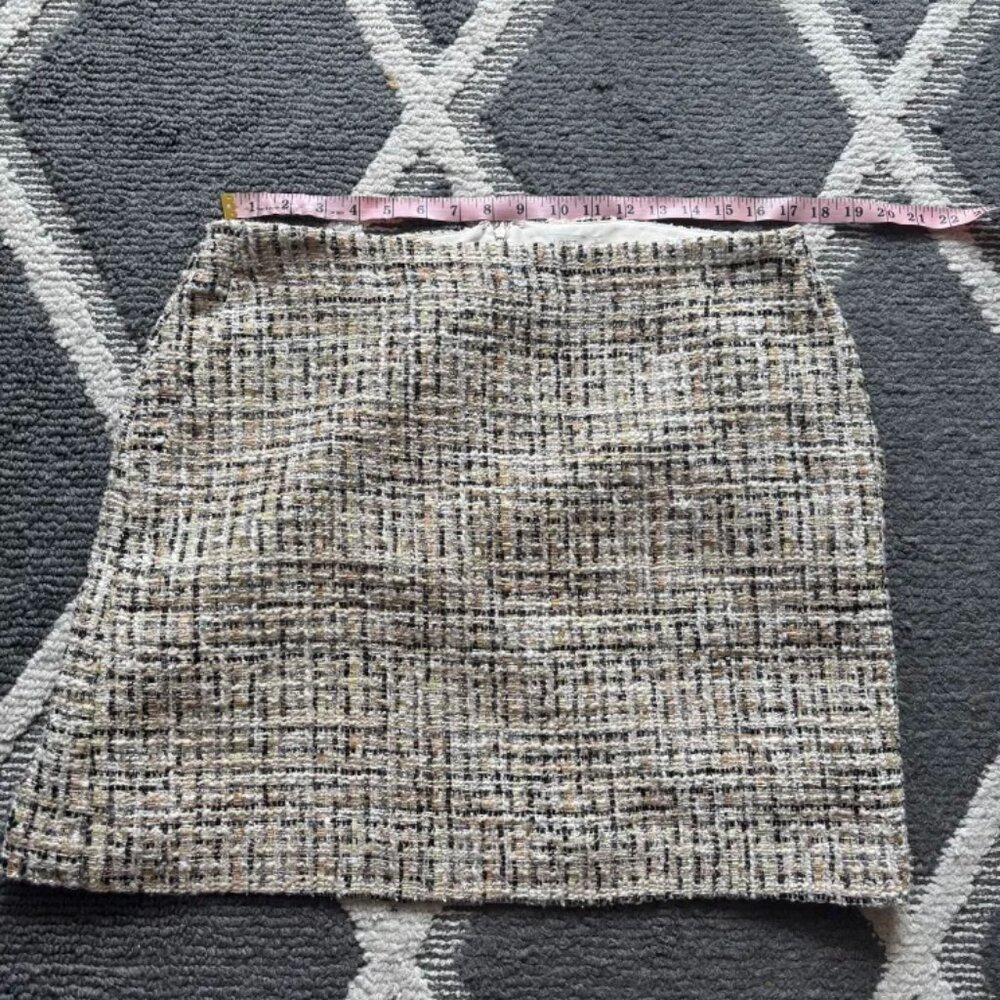 Loft Tweed Pocket Skirt